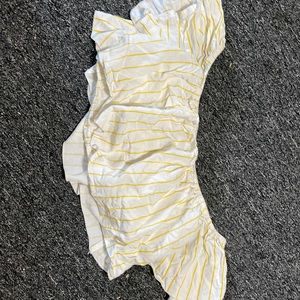 of the shoulders very cropped shirt